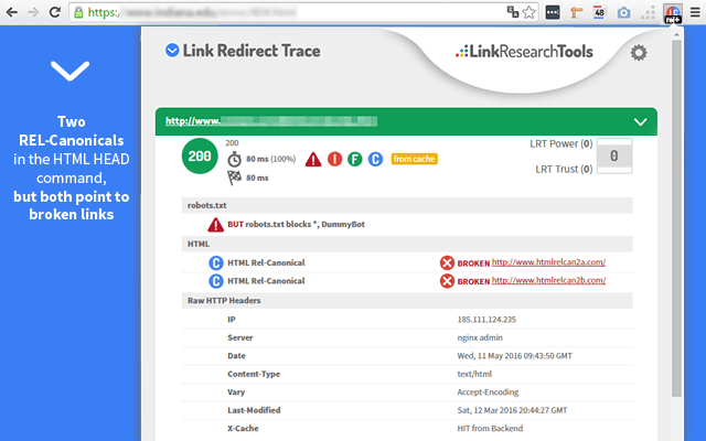 Link Redirect Trace Link Redirect Trace