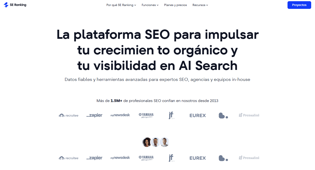 Herramientas de auditoría SEO: SE Ranking seranking auditoria seo