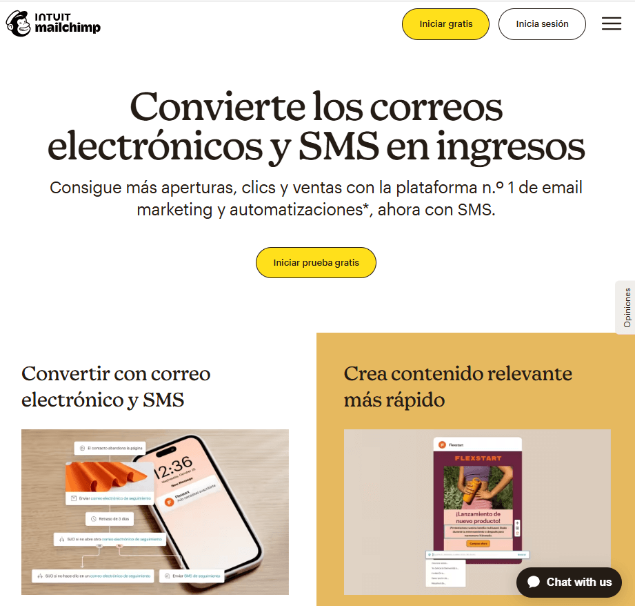 Herramienta de email marketing Mailchimp