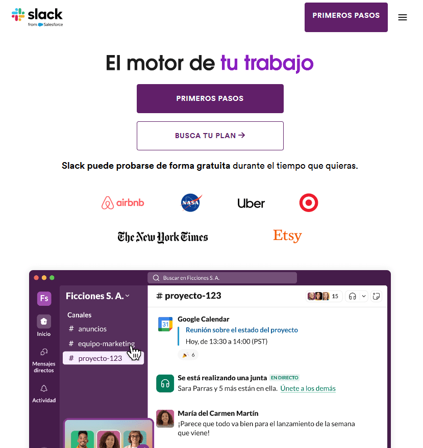 Slack: herramienta de gestión de equipos y proyectos