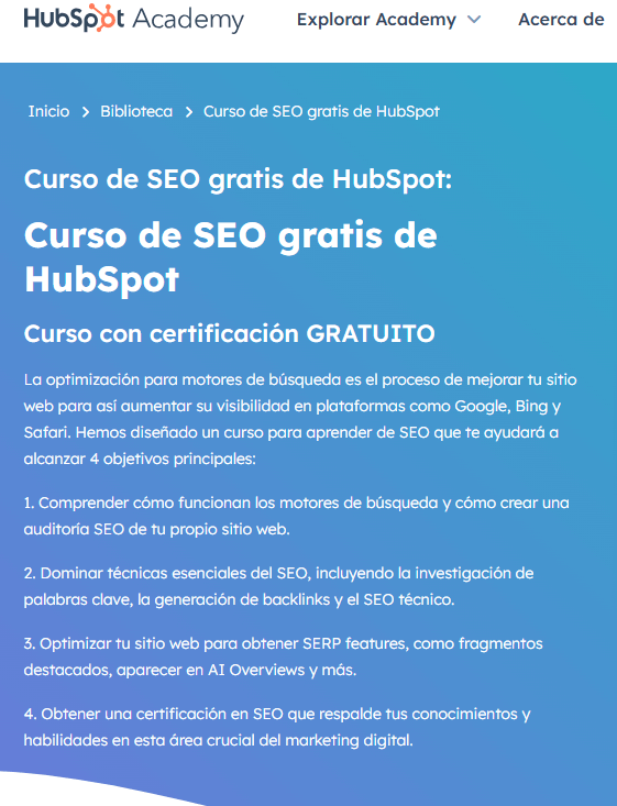 HubSpot Academy