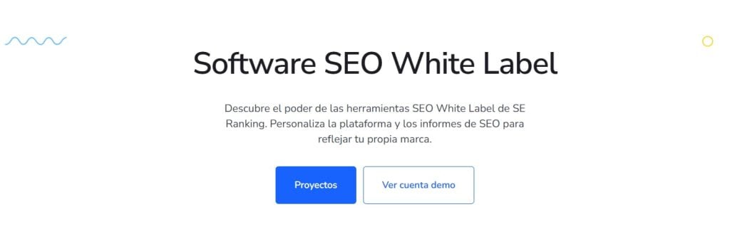 SE Ranking: herramientas SEO de marca blanca o white label