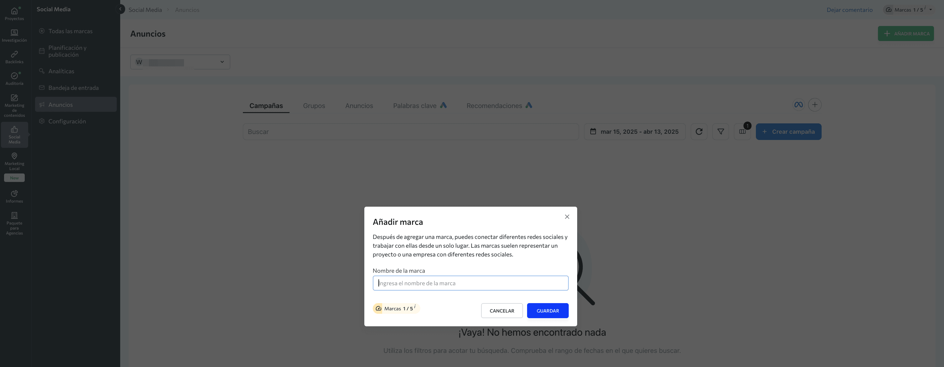 Crear proyectos con la herramienta SMM