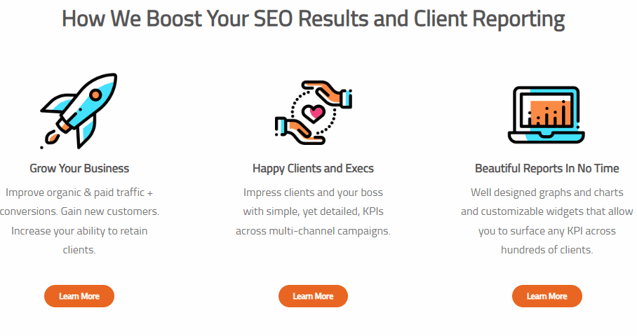 Herramientas de informes SEO Raven Tools
