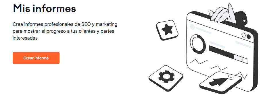 Software de informes SEO Semrush