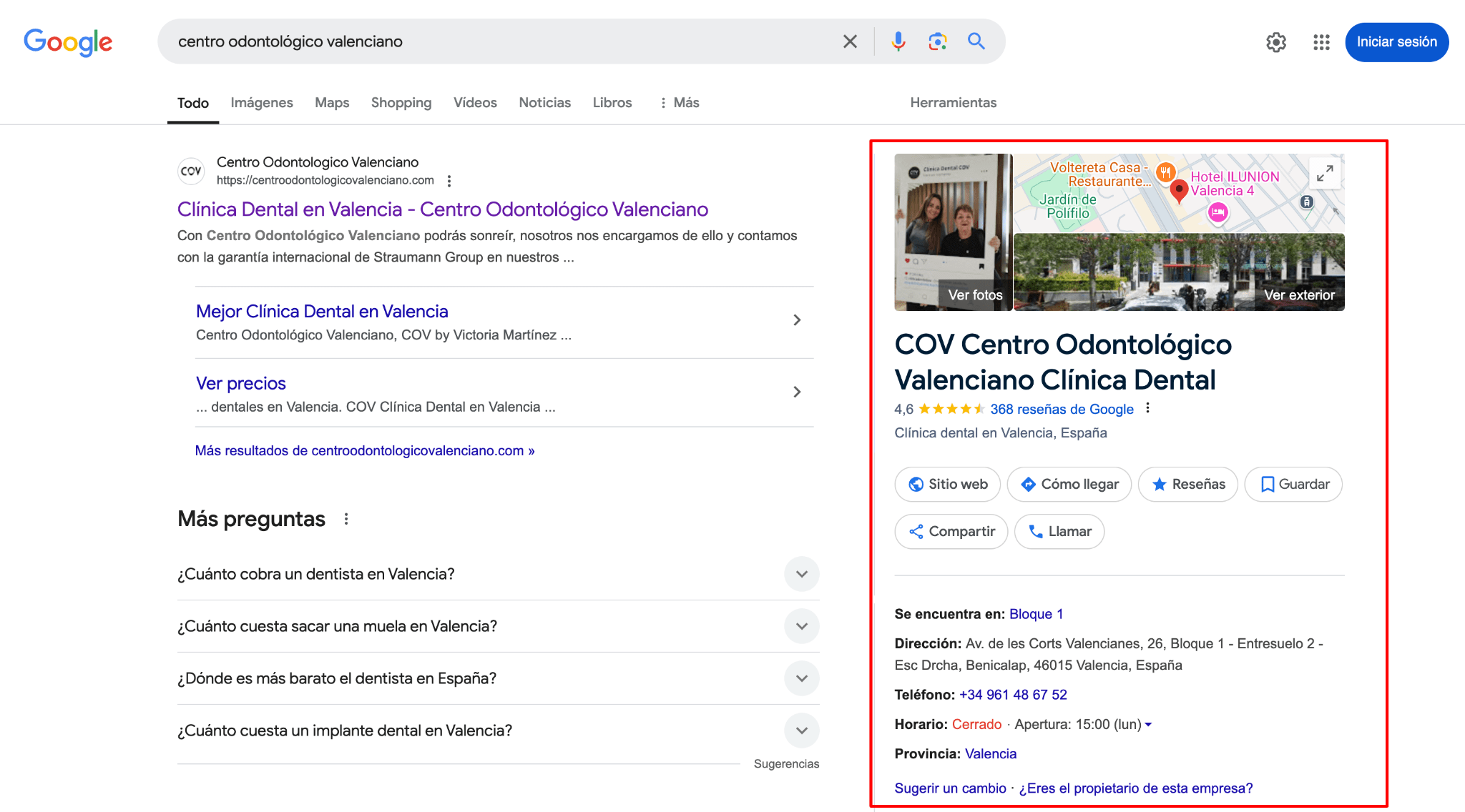 Un Perfil de Empresa optimizado 
