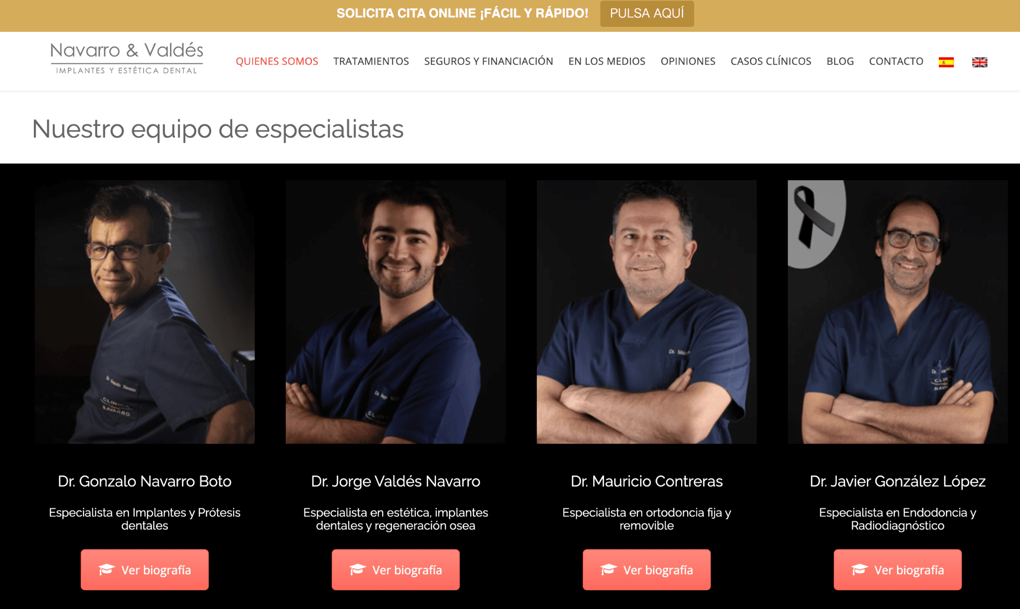Personal de la clínica dental Navarro 