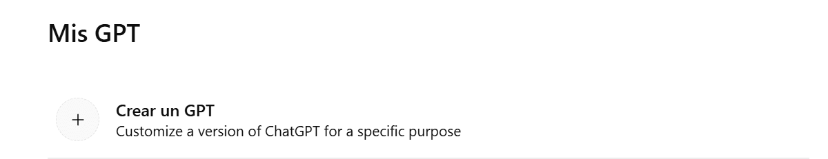 Función GPT personalizada