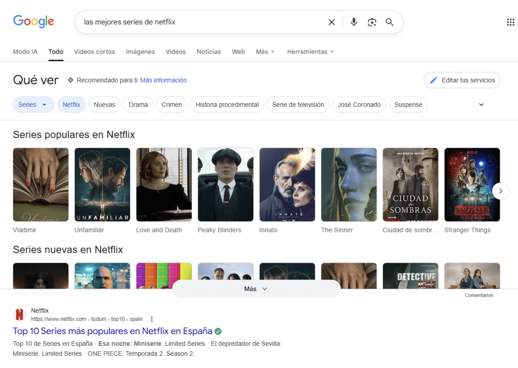 Ejemplo de Intención de búsqueda Know Complex Query Ejemplo de Intención de búsqueda Know Complex Query