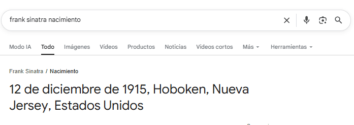 Ejemplo de entidades de información Ejemplo de entidades de información