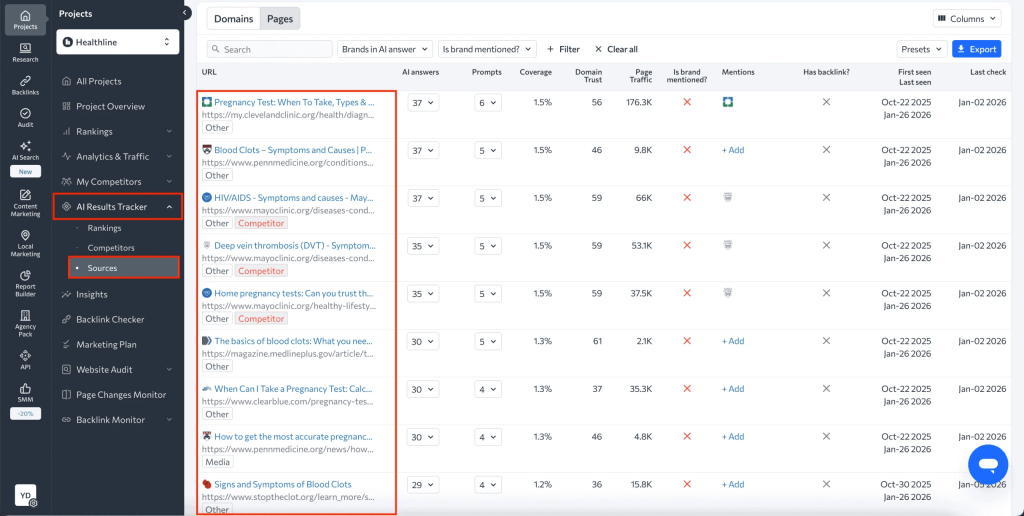 AI Results Tracker de SE Ranking AI Results Tracker de SE Ranking