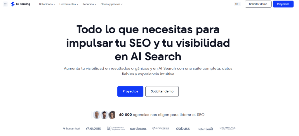Seguimiento de LLM con SE Ranking Herramienta de seguimiento de LLM con SE Ranking