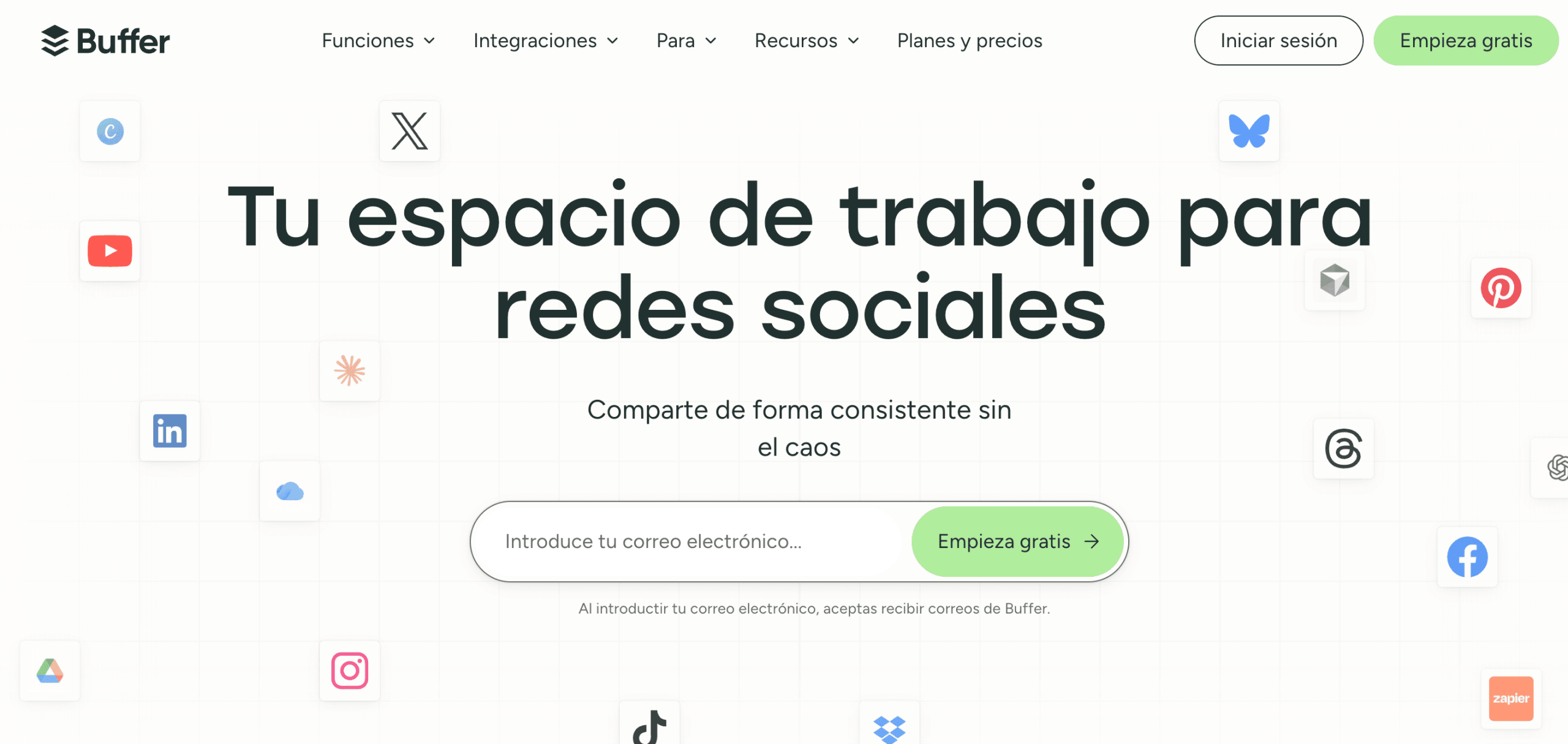 Buffer Buffer, herramienta para programar publicaciones y analizar redes sociales