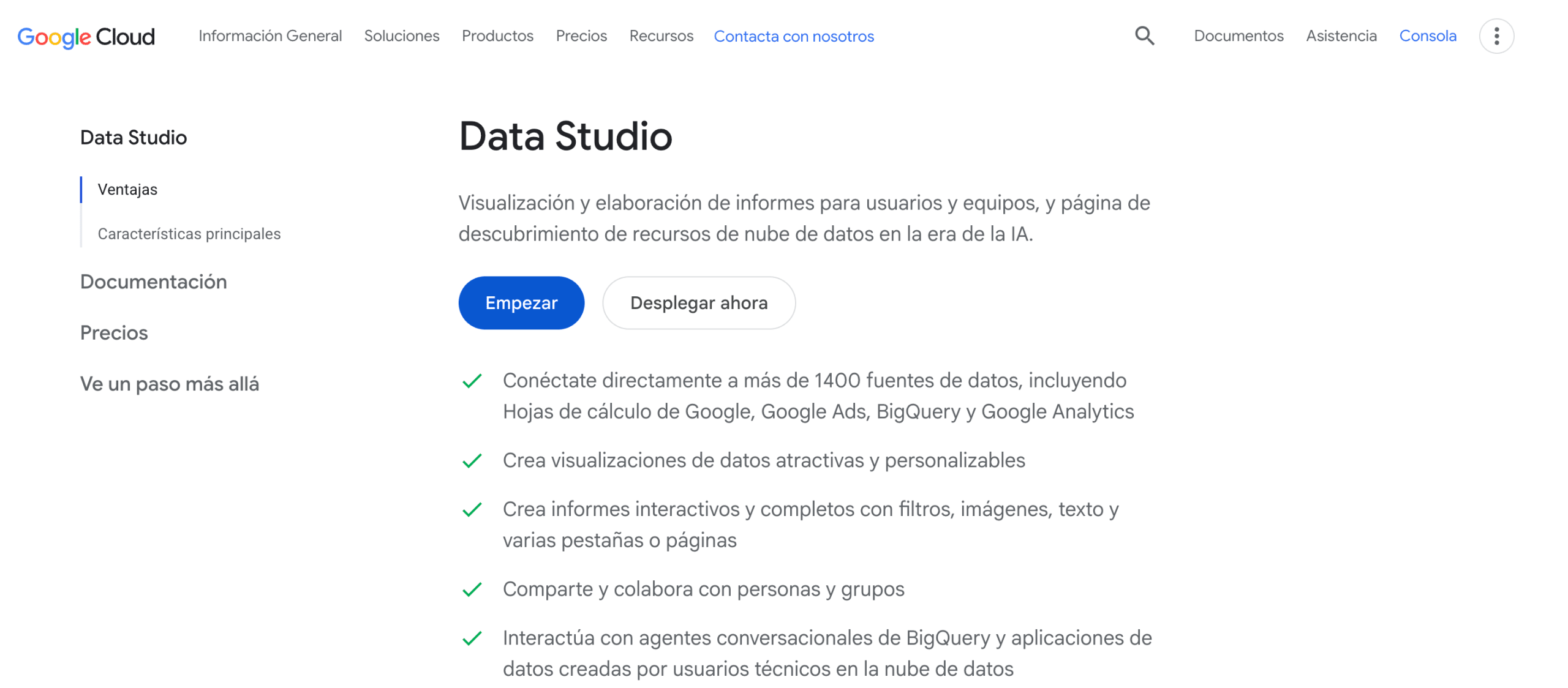 Data Studio Informes en Data Studio