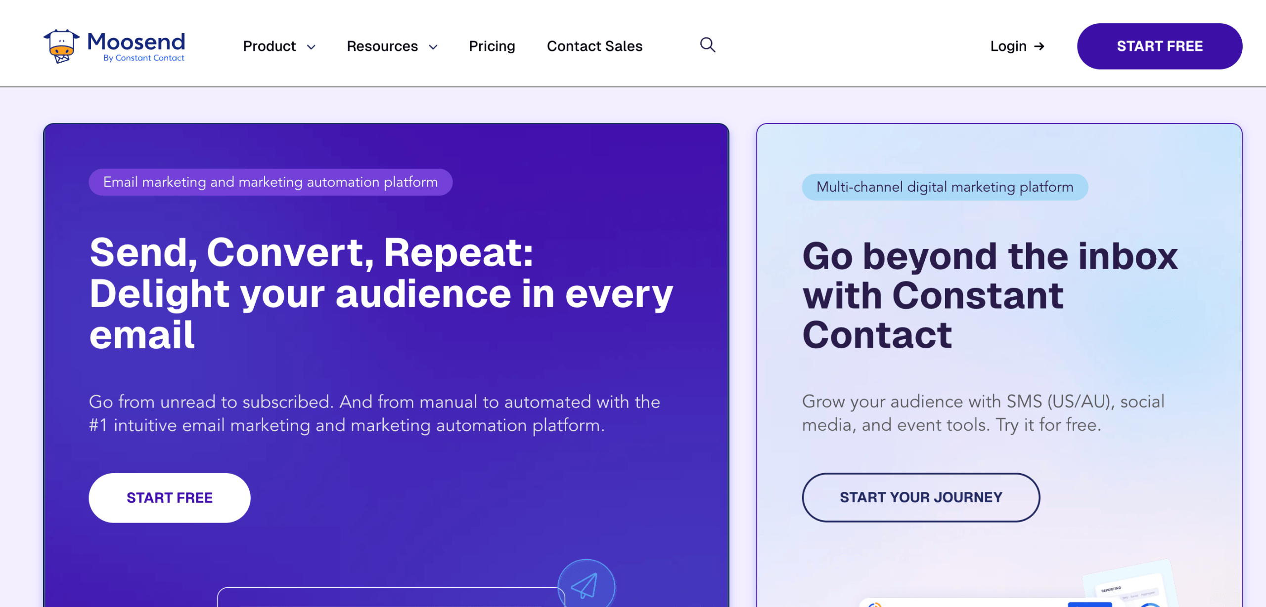 Moosend Plataforma de Moosend para diseñar y automatizar campañas de email