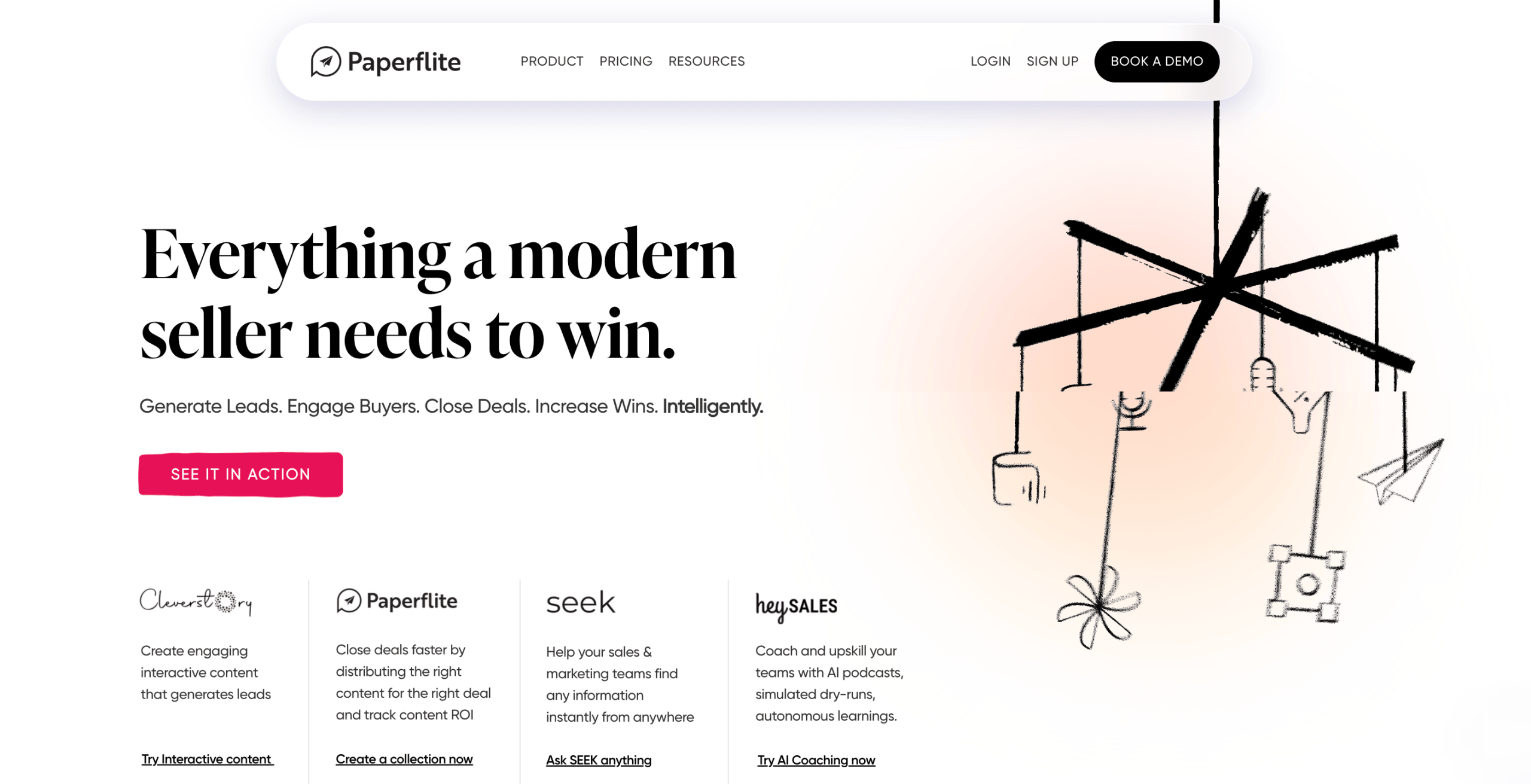 Paperflite Plataforma de Paperflite para gestionar y compartir materiales de marketing y ventas