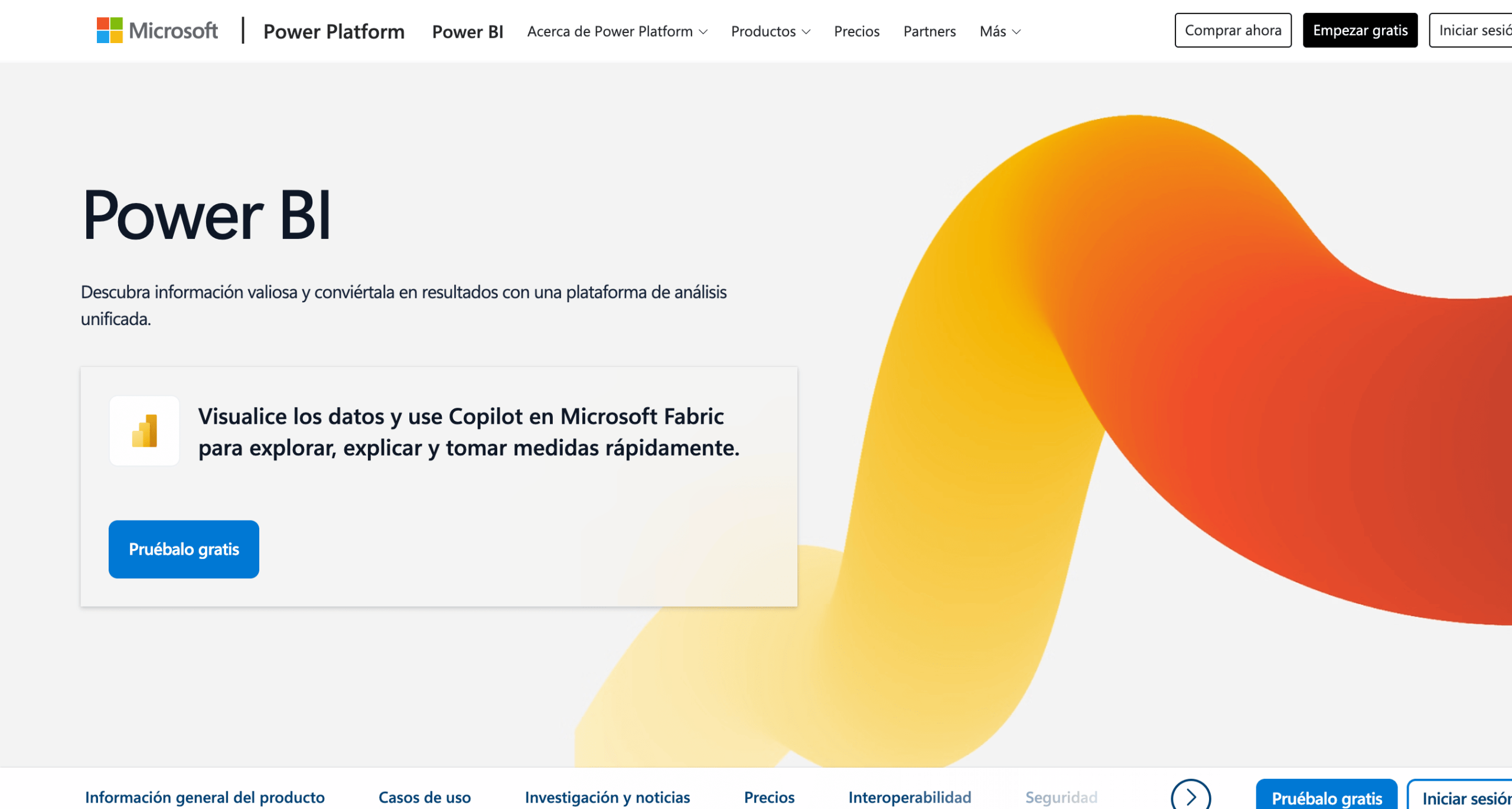 Power BI para crear informes Power BI
