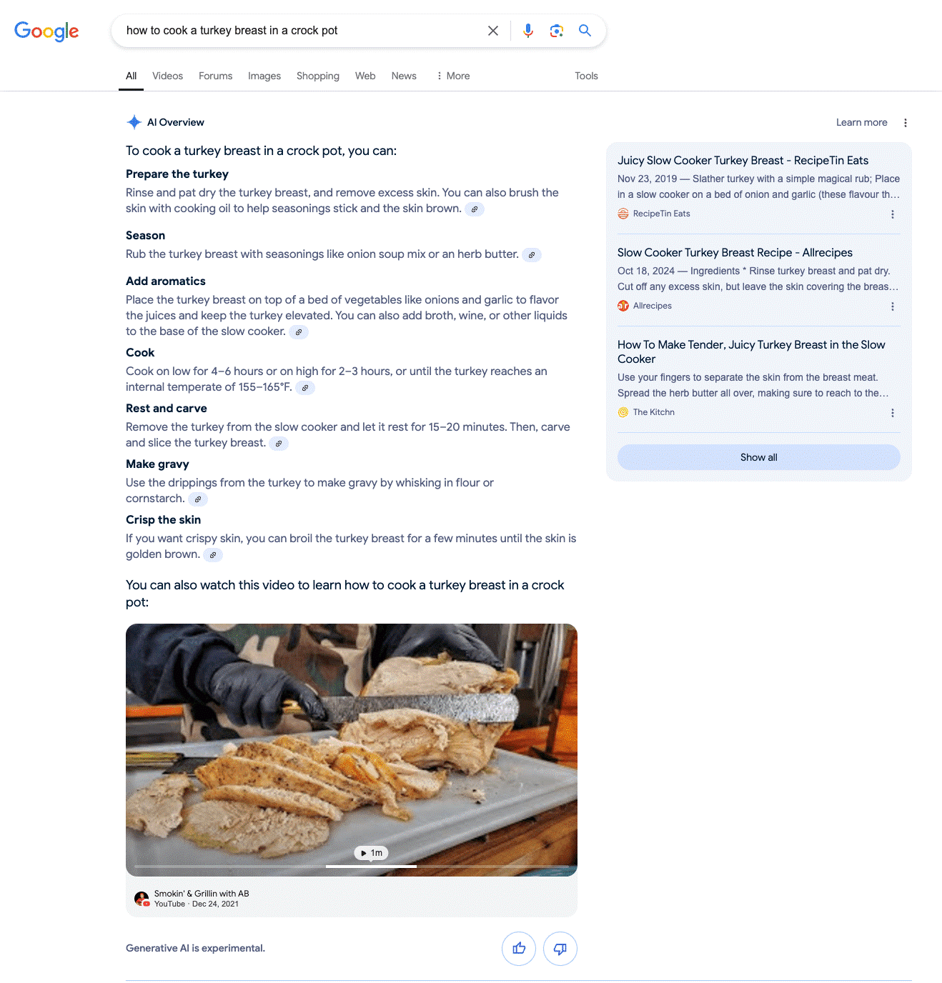 Texte avec vidéo dans les aperçus d’IA.png