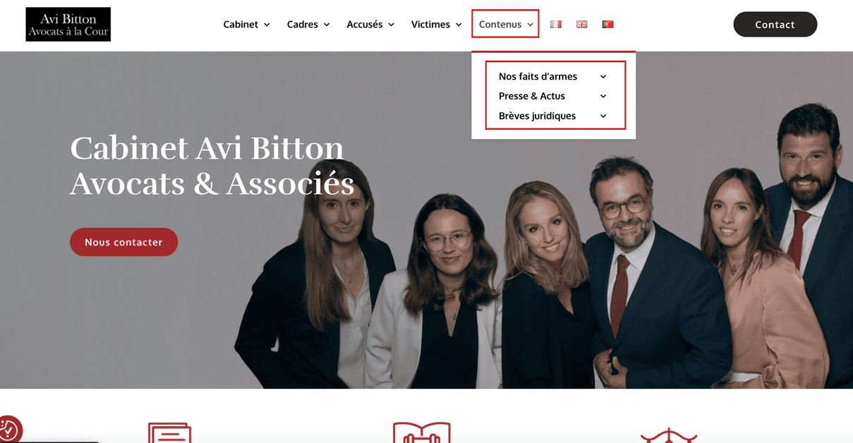 Contenus de Le Cabinet Avi Bitton Avocats