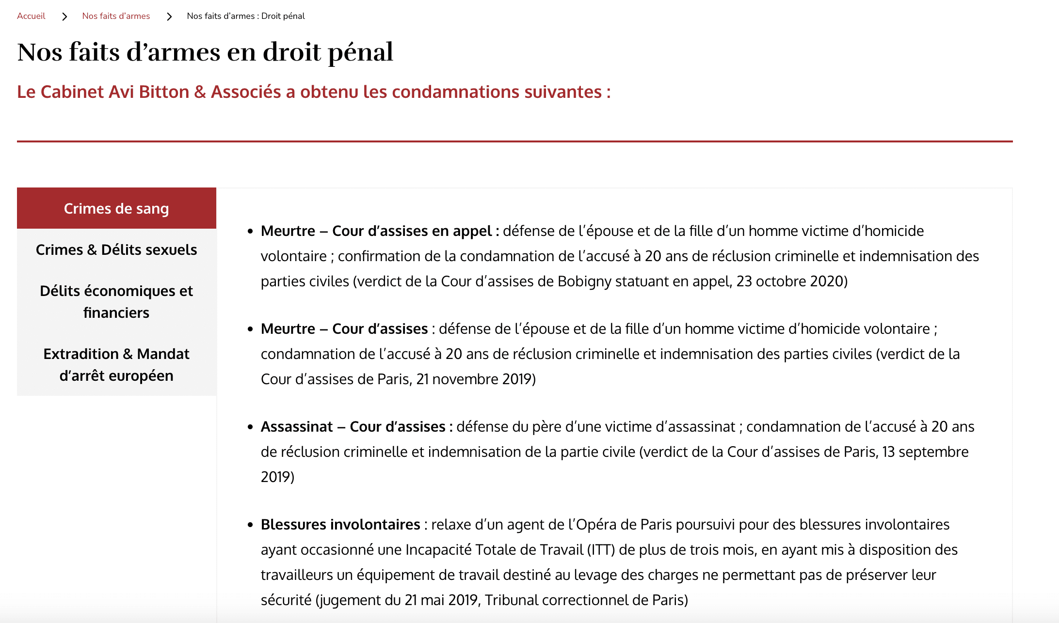 Exemples concrets d’affaires