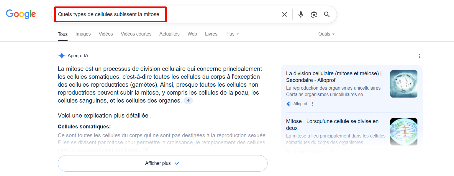 Forme de question