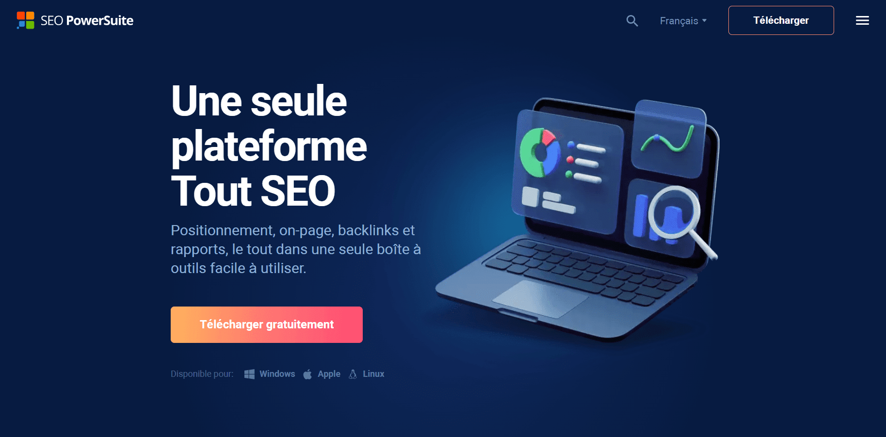 SEO PowerSuite Site Web