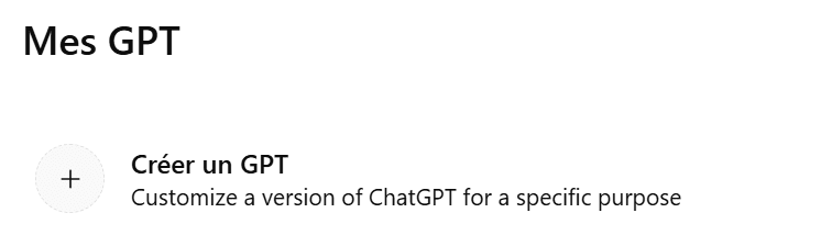 Fonction GPT personnalisée