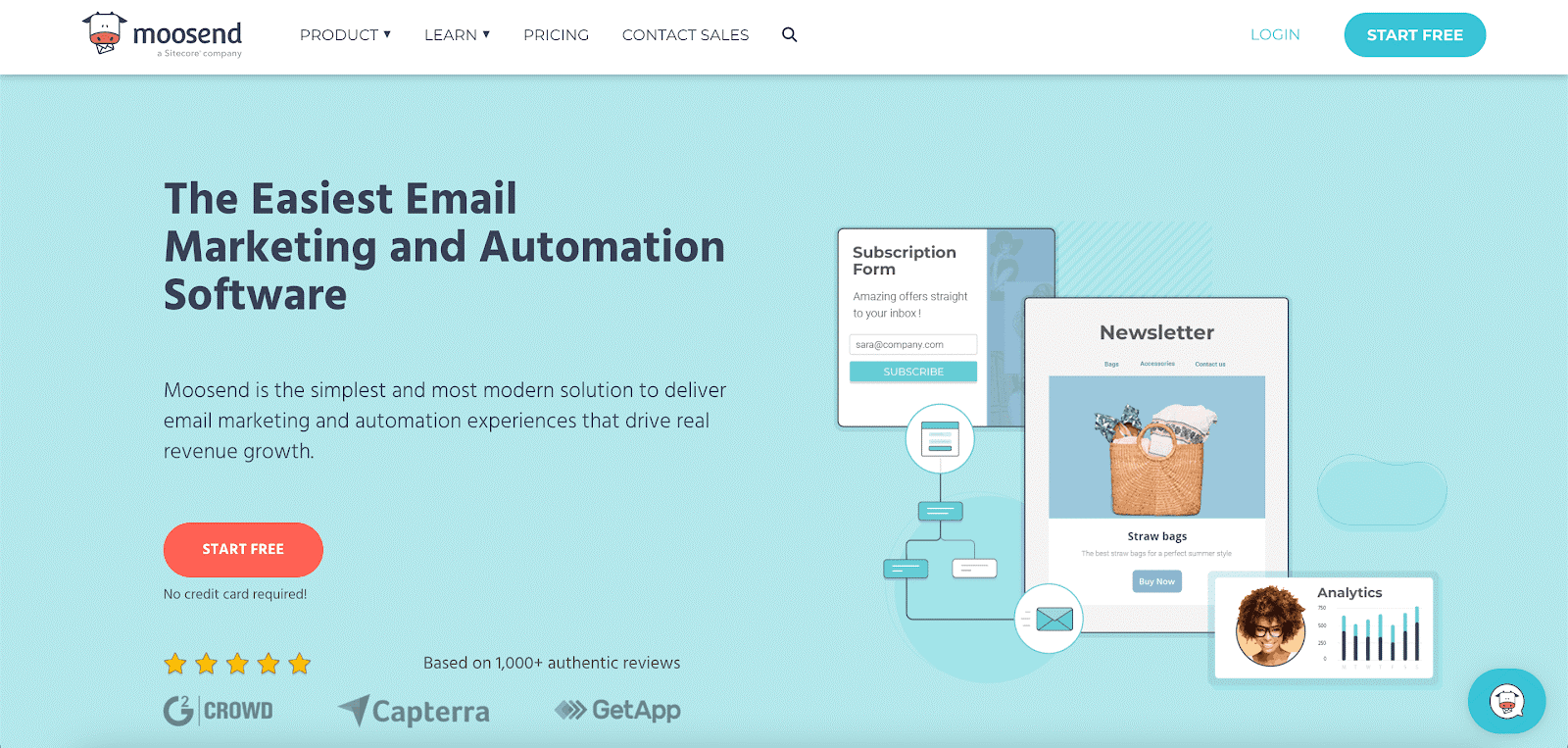 Plateforme Moosend Moosend