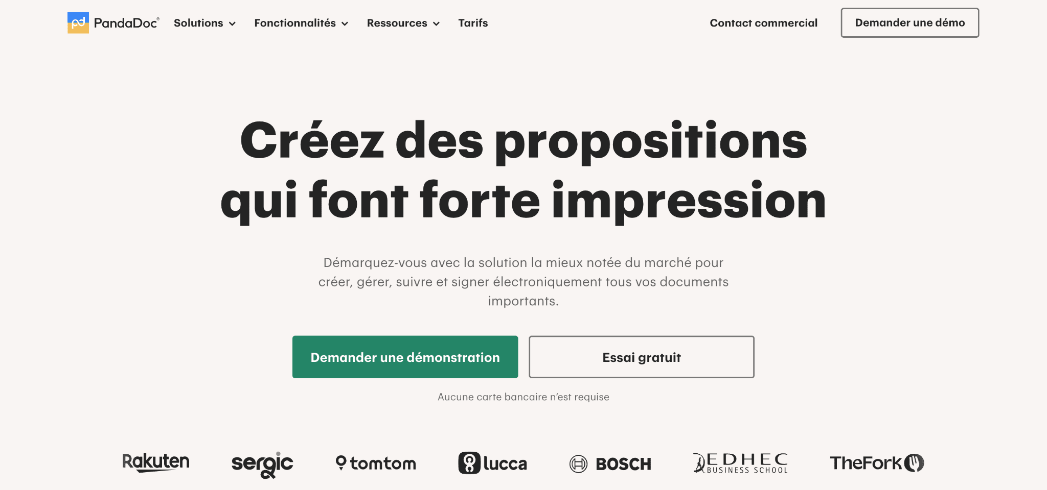 Plateforme PandaDoc PandaDoc