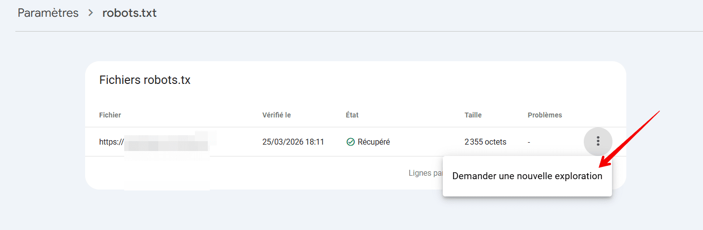 Réécriture de robots.txt