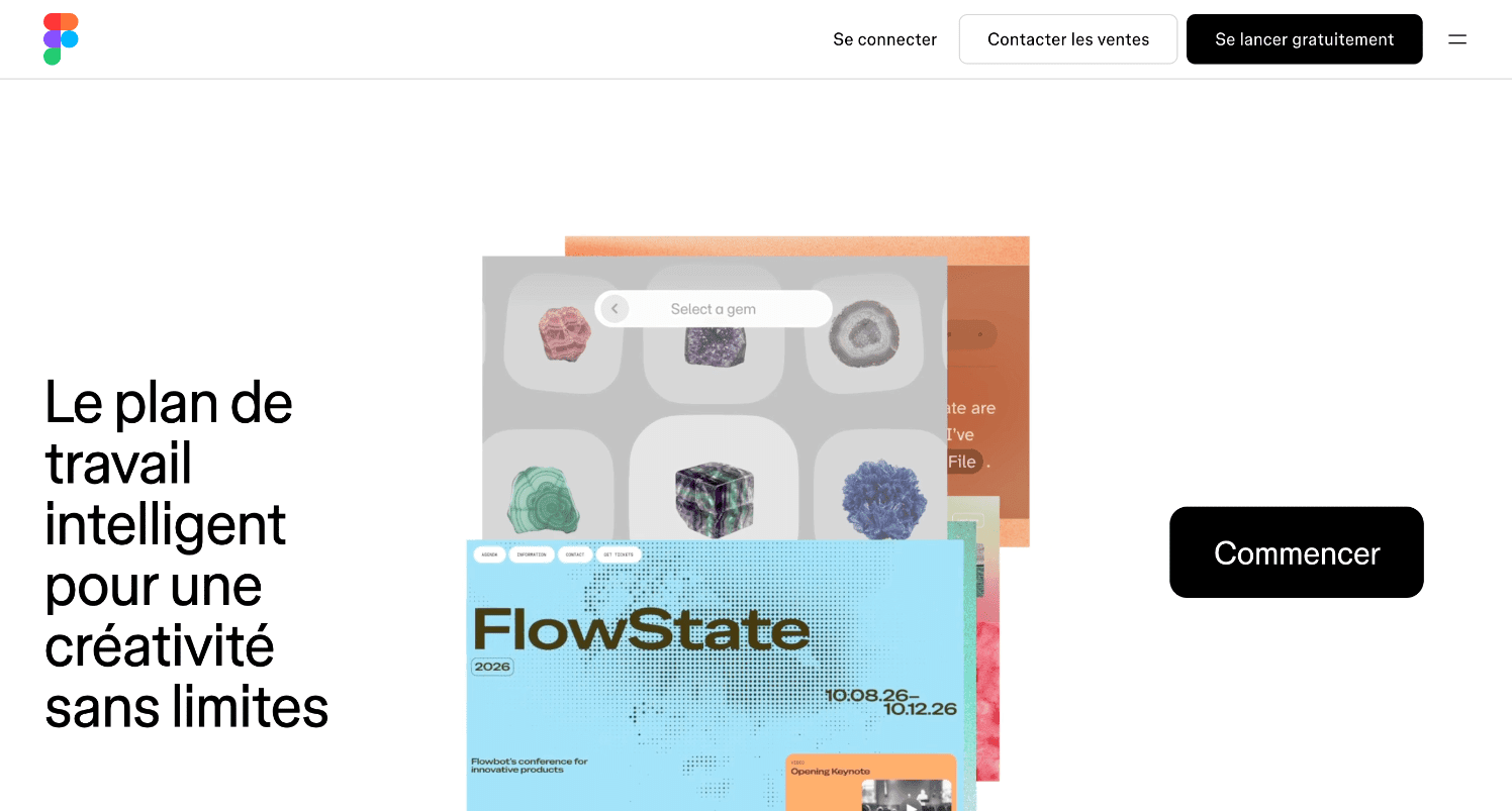 Figma – page d'accueil Page d'accueil de Figma
