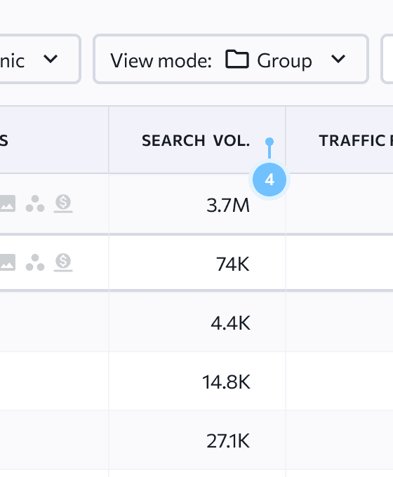 Volume di ricerca