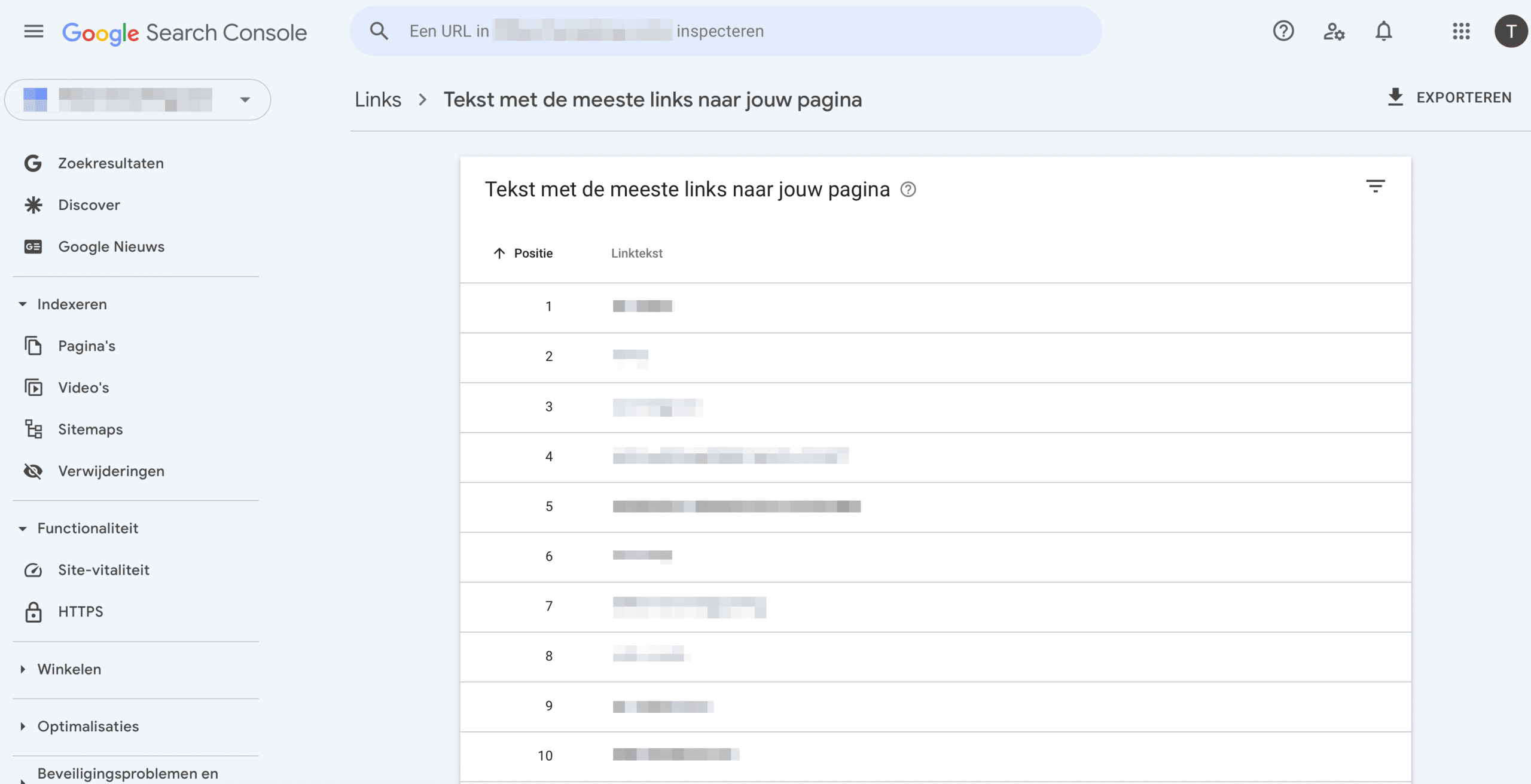 Texts used in backlinks
