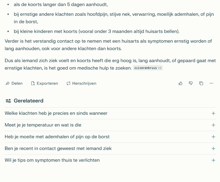 Conversatiestijl van Perplexity