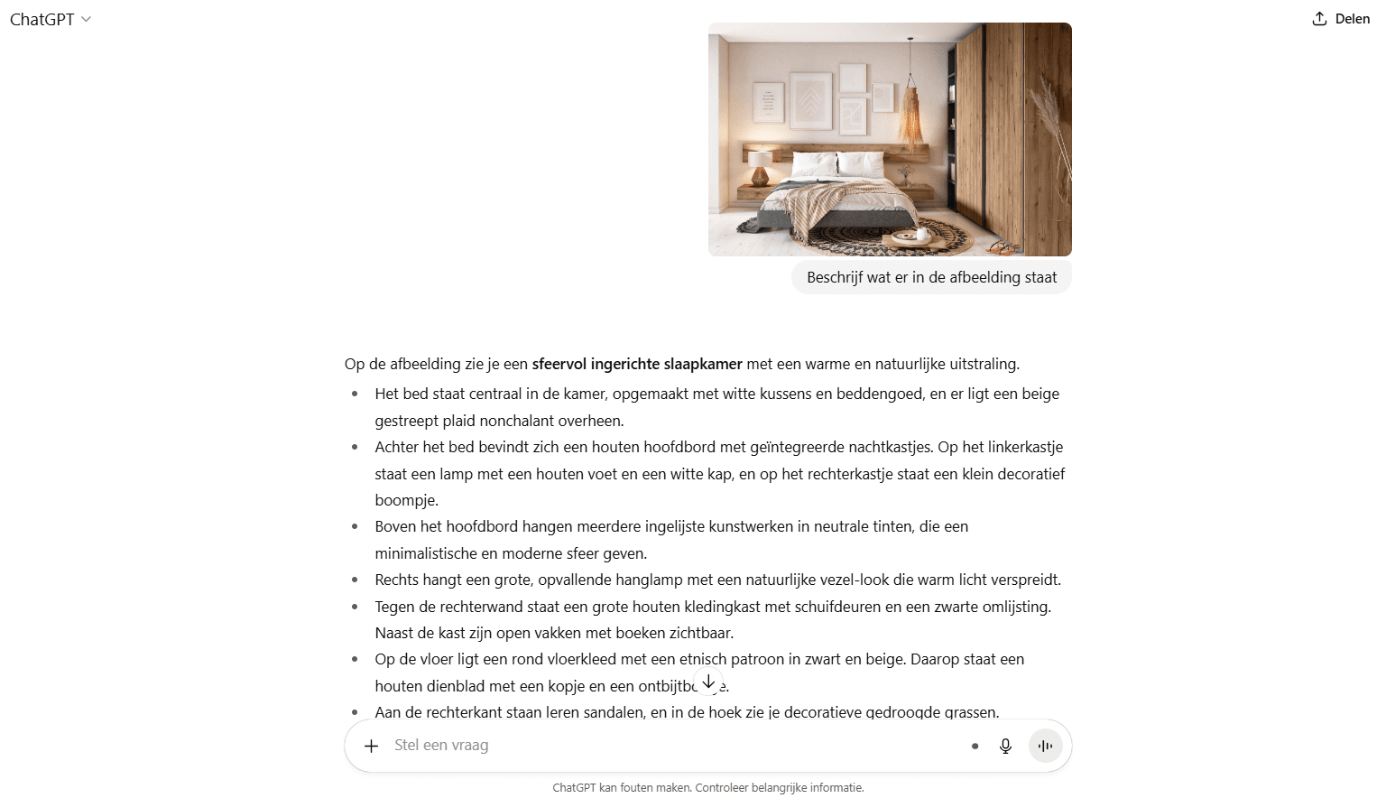 Werken met afbeeldingen in ChatGPT