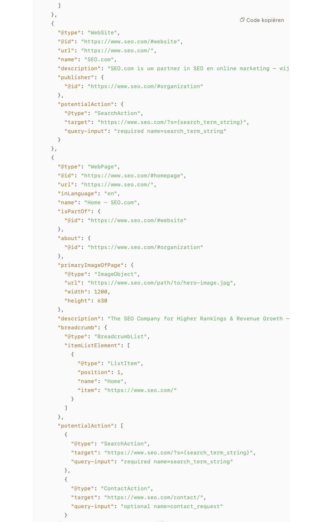 Schema-markup genereren met ChatGPT