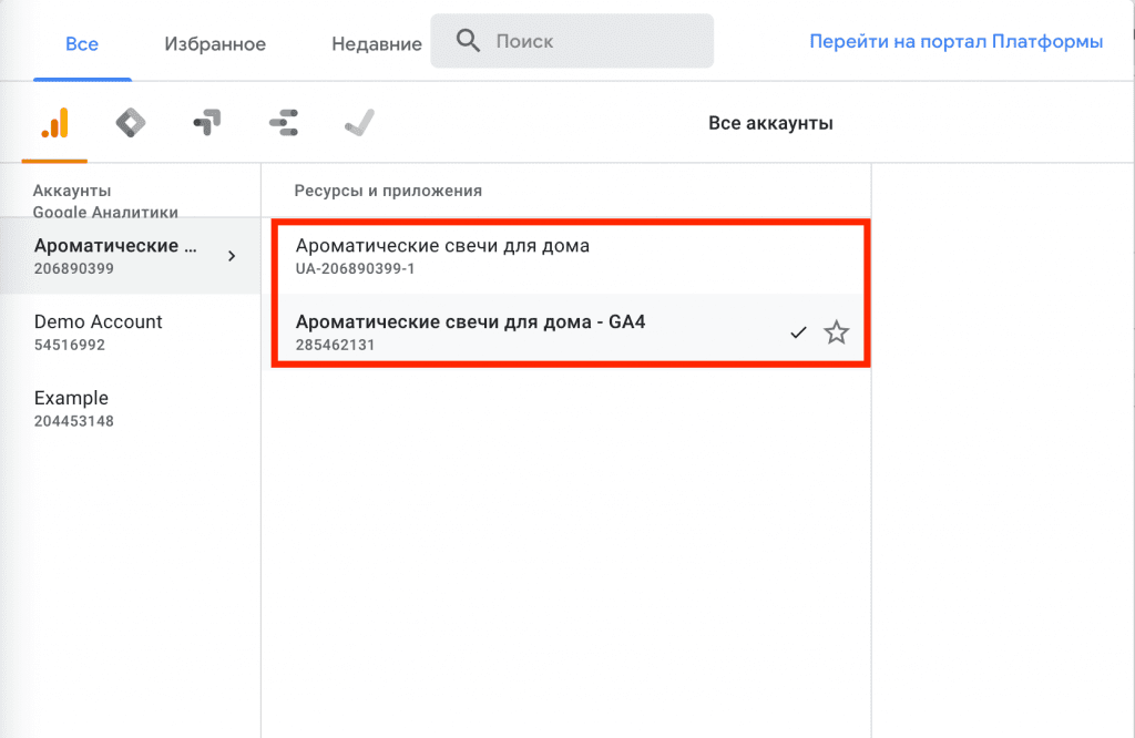 Сравнение ресурсов
