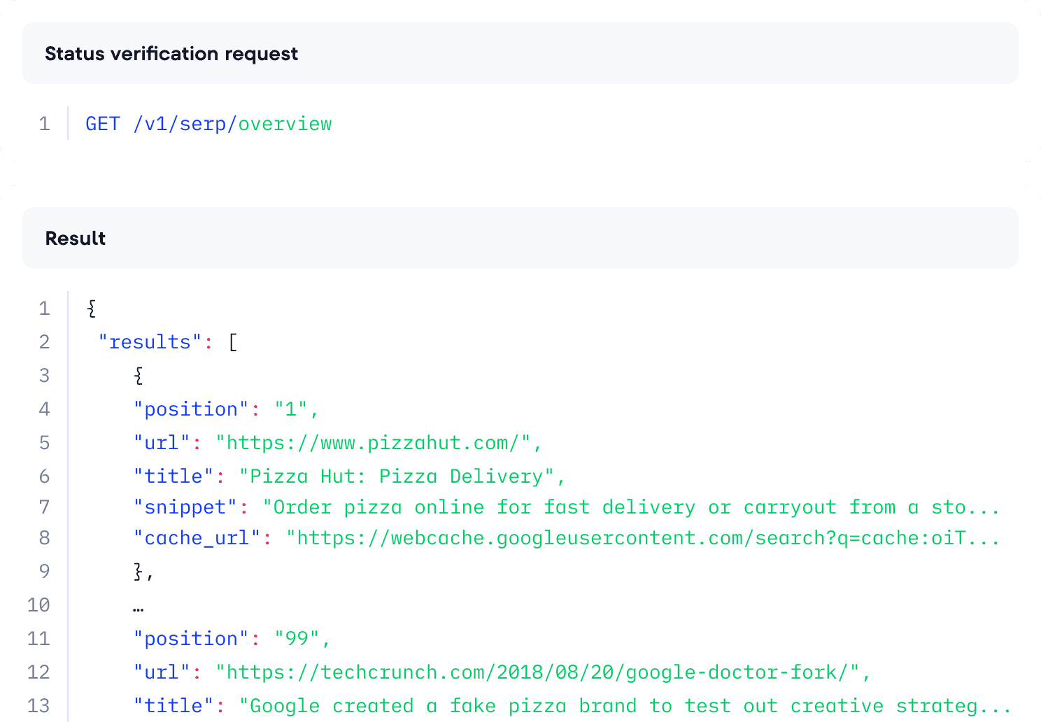 SERP API
