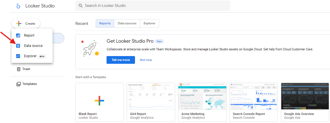 Data Studio - SE Ranking API Documentation